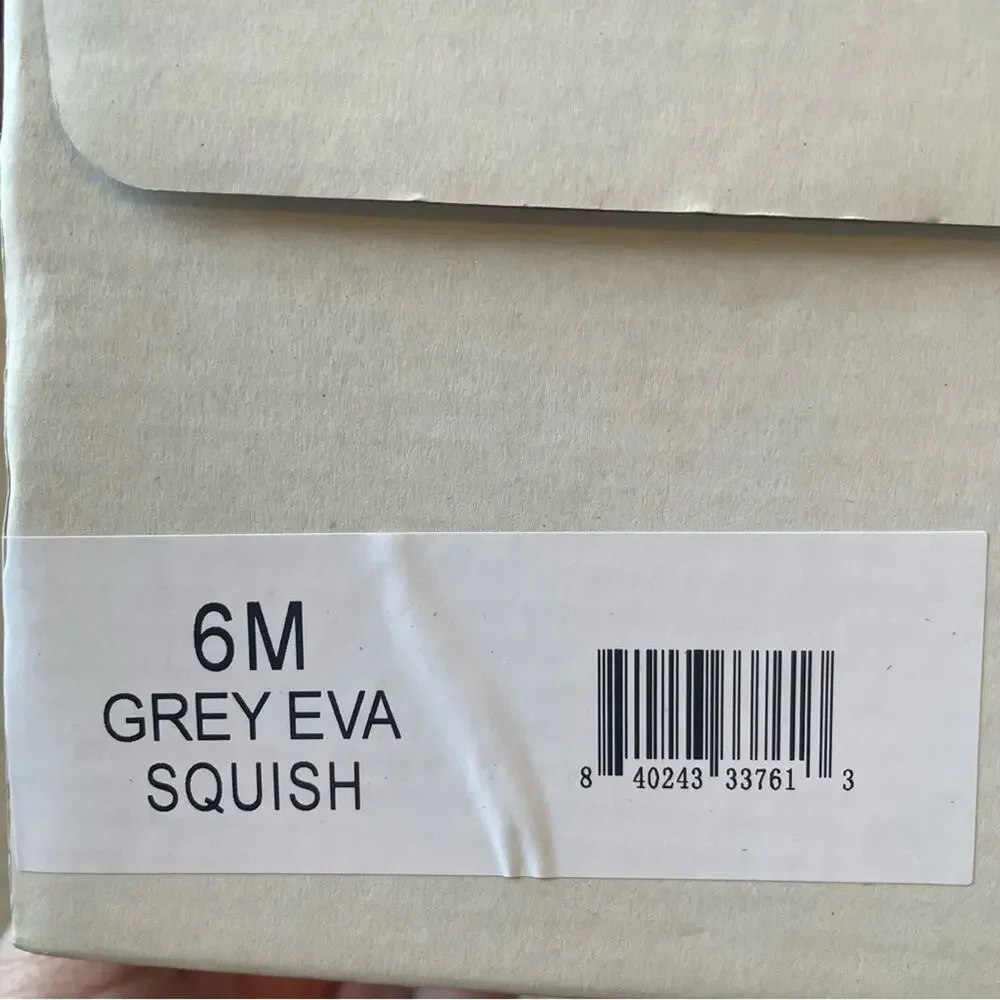 J Slides Squish Gray‎ Beach Slides Size 6 NWT